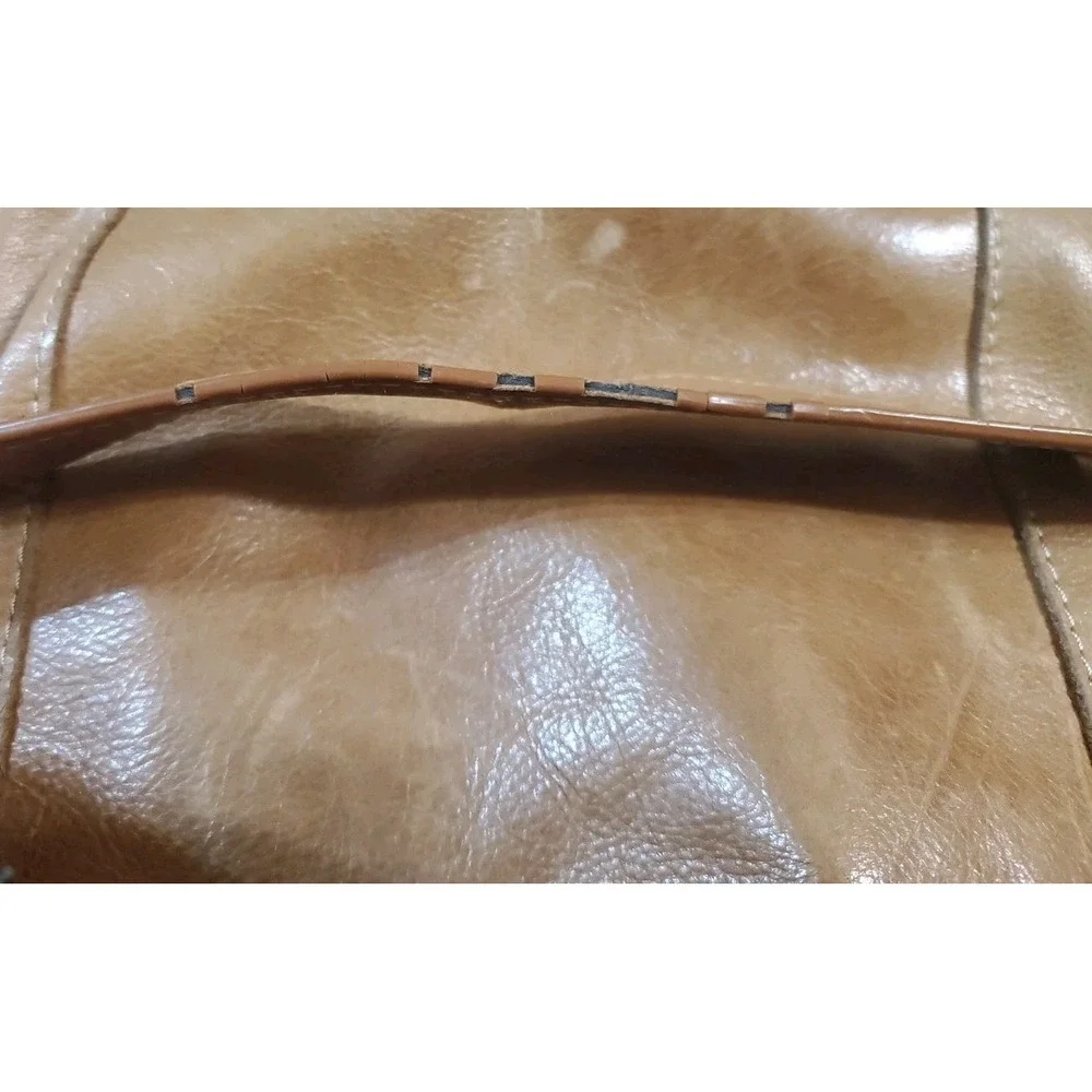 American Leather Co Caramel Leather Hobo Handbag